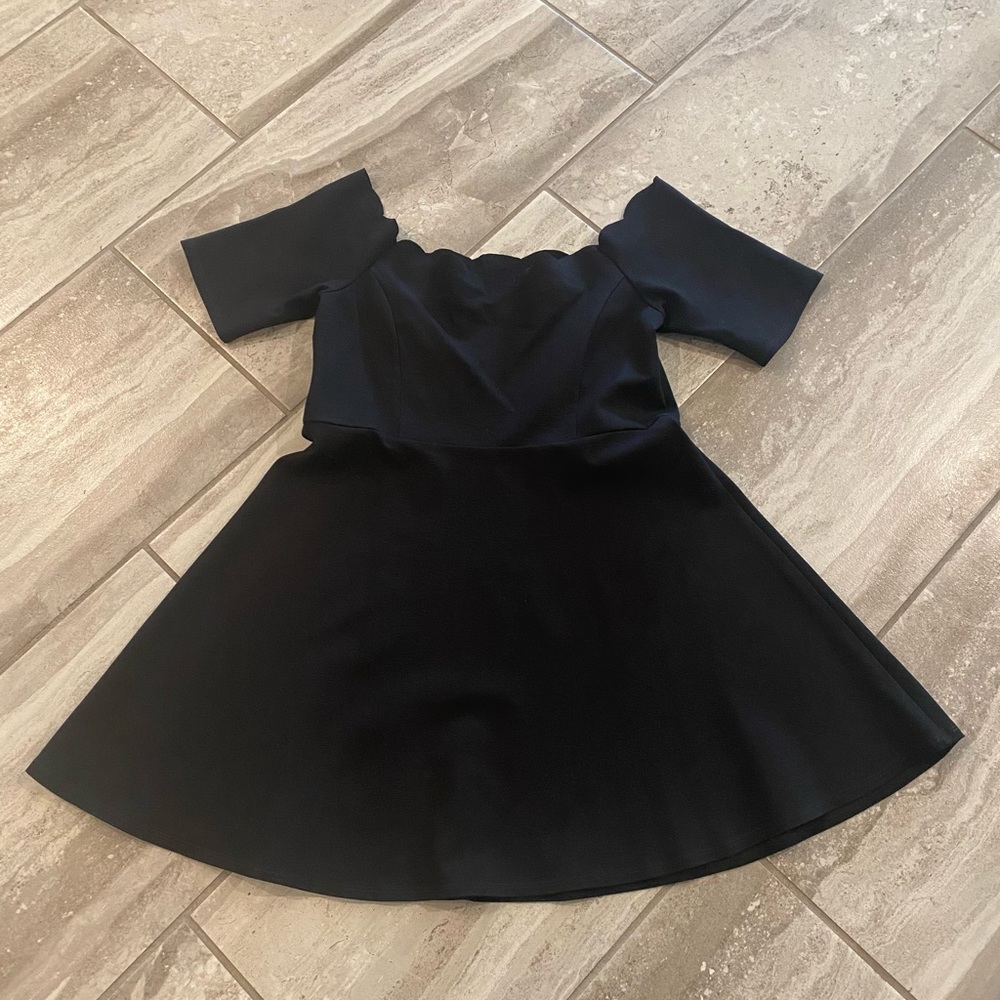 Off Shoulder Mini Dress - Picture 2 of 7